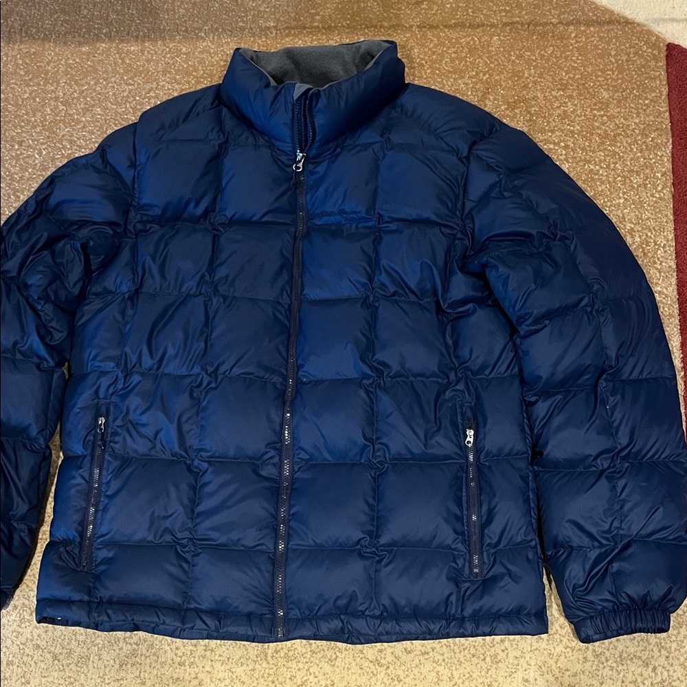 Eddie Bauer Men's Navy Puffer Jacket